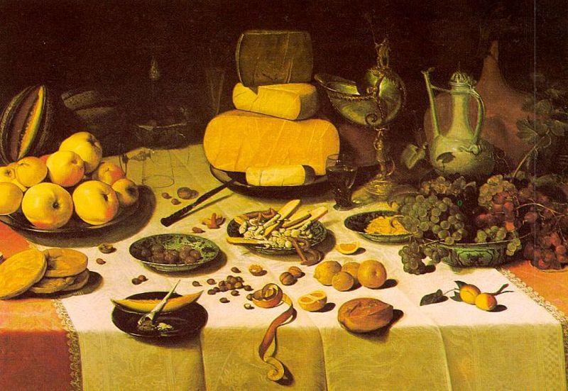 Floris van Dijck Laid Table oil painting image